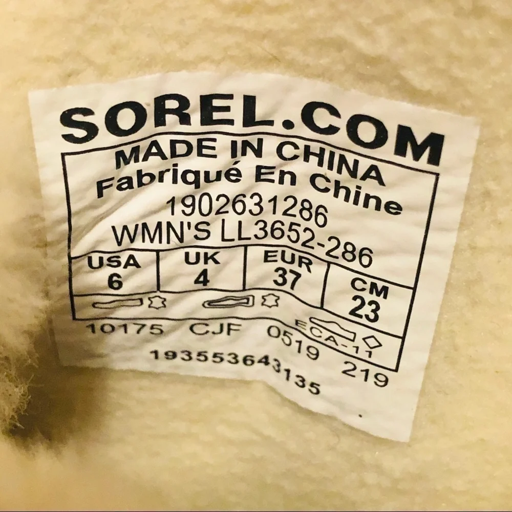 NWT Sorel Phoenix Shearling Waterproof Ankle Boots Size 6 - Picture 3 of 11